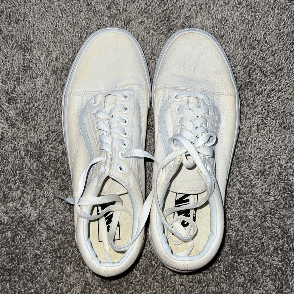 White Vans Old Skool - Unisex